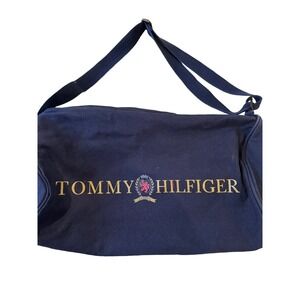 Vintage Tommy Hilfiger Canvas Duffel Bag EUC